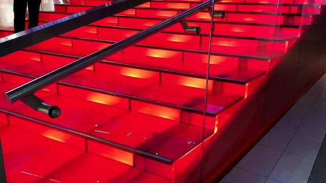 Red Steps Times Square architecture Symbol Popular Bloggers