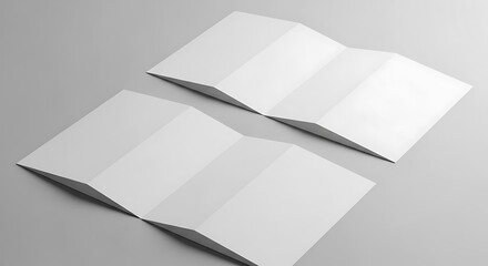 Blank Folded Papers for Printing or Writing.