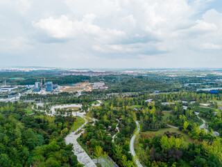 Obraz premium aerial view of paris