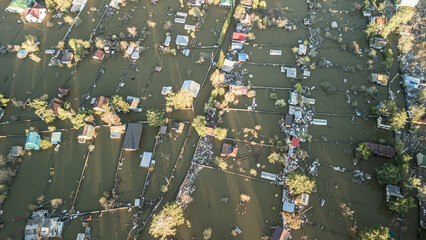 Global warming,climate change.Tsunami.Storms and destruction.Floods on the planet.The apocalypse, catastrophes.Natural disasters the riot.The remnants of human life are floating in dirty water.The end