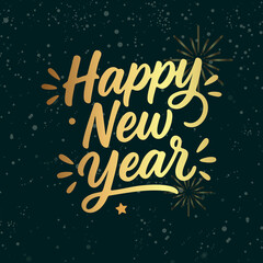 Happy new year wishing banner. New year celebration banner. New year 2026