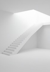 Fototapeta premium Ascension in White
