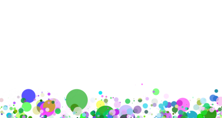 colorfull dots frame illustration