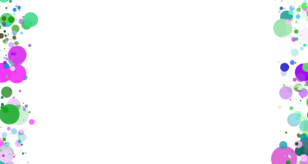 colorfull dots frame illustration