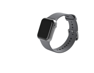 Gray smart watch with a sport band