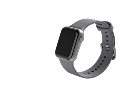 Gray smart watch with a sport band