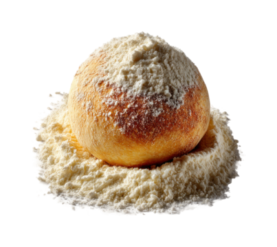 Baking fresh bread rolls kitchen food cozy environment isolated on transparent background, png