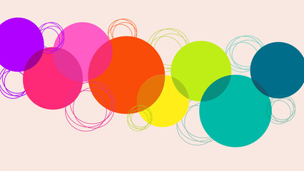 colorful circular back ground