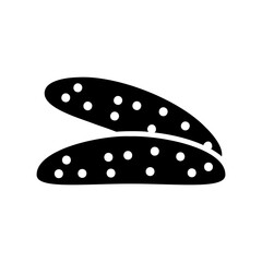 Delicious Biscotti Cookies Glyph Icon