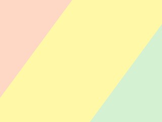 Fototapeta premium Minimalist pastel background with pink, yellow, and green colors.
