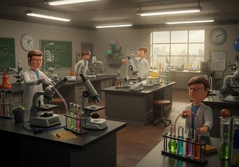 Lab Life: A Day's Work