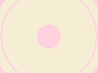 Pastel pink and cream circles create a delicate design.