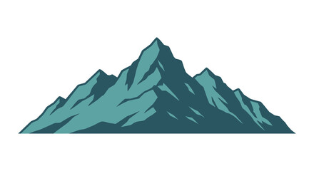 a majestic mountain peak towering over the landscape © Kuntol02