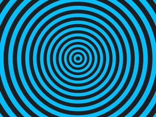 Obraz premium Bold blue and black circles create a striking, modern pattern.