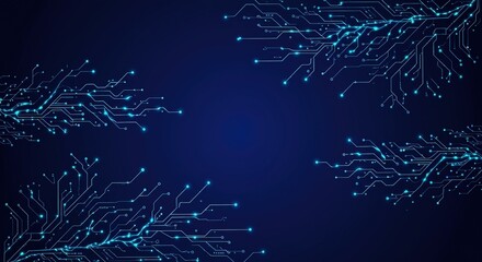 Futuristic abstract technology background linking global business, city travel, modern lifestyle, people, fashion, and digital nature