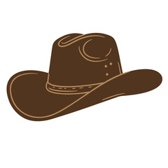 Cowboy Hat Cap Vector Illustration Drawing