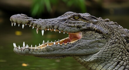 Obraz premium Emerald Jaws