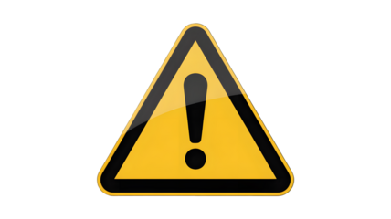 exclamation danger sign