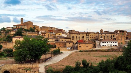 the village of Torres del Rio along the seventh stage of the Camino de Santiago from Los Arcos to Logrono
