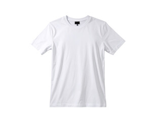 White, blank t-shirt, short sleeves, simple design