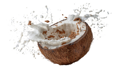 Coconut milk splash
