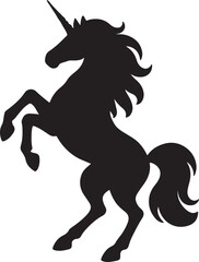 horse silhouette vector