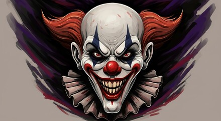 Crimson Grin: A Clown's Malice