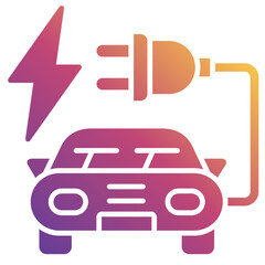 Electric Car Icon