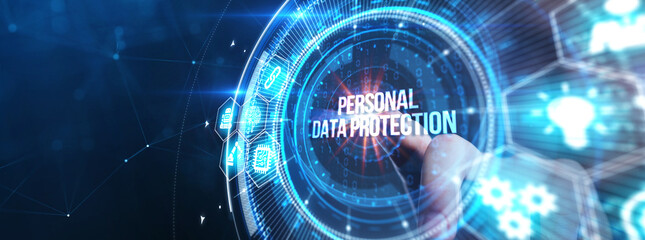 Data protection privacy concept. Personal data protection.