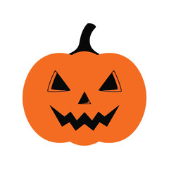 Happy halloween jack o lantern face cutout autumn autumnal seasonal holiday celebration vector
