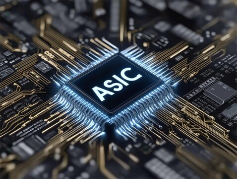 ASIC chip circuit board