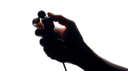 Spotlight on communication public speaking event in conference hall