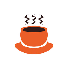 a cup of coffee logo
