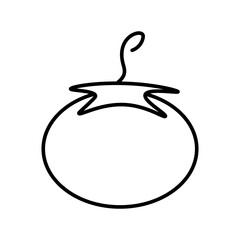tomato line icon