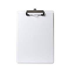 White clipboard with blank paper (3)