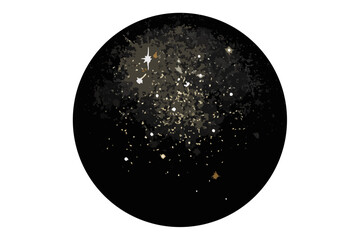 Elegant vector illustration of golden fireworks on a dark blue background. Perfect for festive designs, New Year celebrations, holiday decorations, party invitations, greeting cards, and event posters