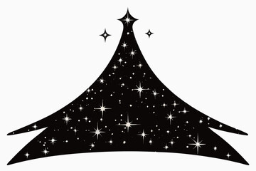 Elegant vector illustration of golden fireworks on a dark blue background. Perfect for festive designs, New Year celebrations, holiday decorations, party invitations, greeting cards, and event posters