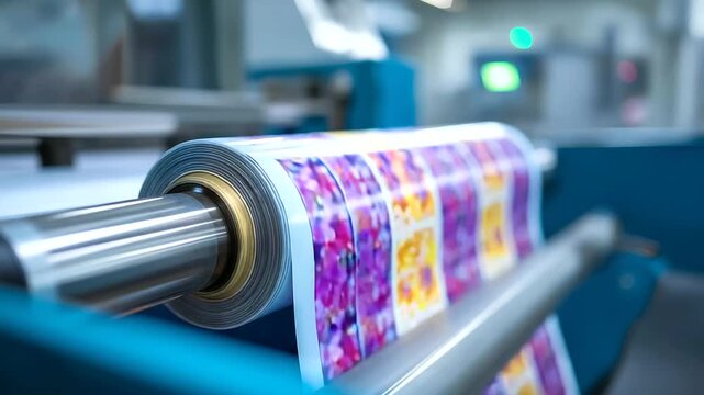 High &ndash; Speed Flexographic Printing Press for Food Packaging Production