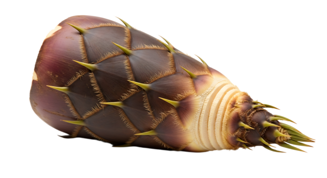 Red bus with flame design driving in a city.