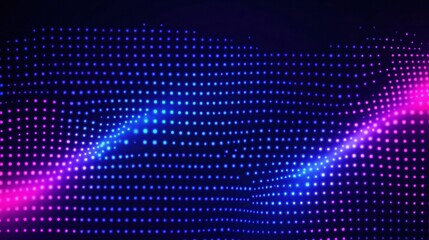 Abstract glowing dot matrix background