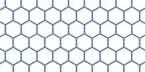 abstract blue colour geometric hexagon honeycomb pattern, Vector Illustration. with white background