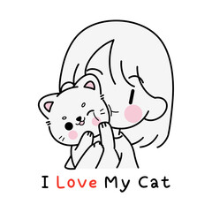 I love my cat