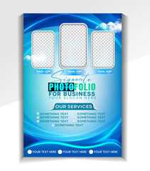 Corporate business flyer design template