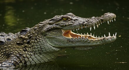 Obraz premium Emerald Jaws