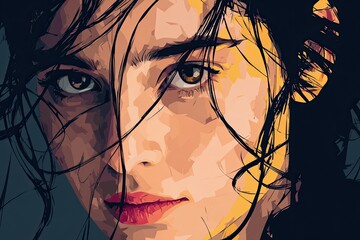 Close-up portrait of a woman (7)