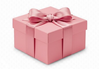 Obraz premium Pink Promise: A Gift Unveiled