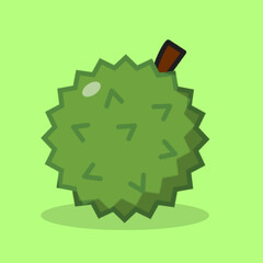 Durian Vector Illustration