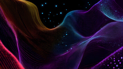 Fototapeta premium Vibrant purple Gradient Background Landscape Image 5