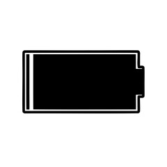 Fototapeta premium Full Battery Icon, Representing Energy and Power on a White Background