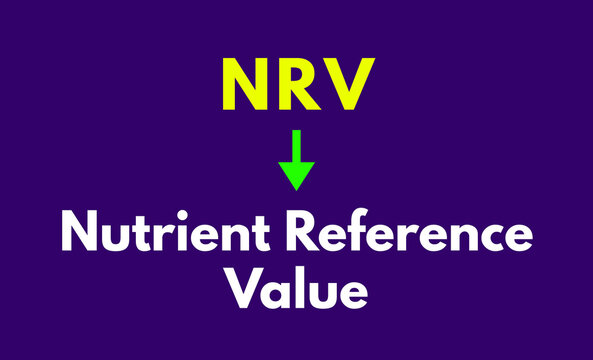 NRV Meaning, Nutrient Reference Value